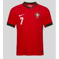 Camiseta Portugal Cristiano Ronaldo #7 Primera Equipación Eurocopa 2024 manga corta